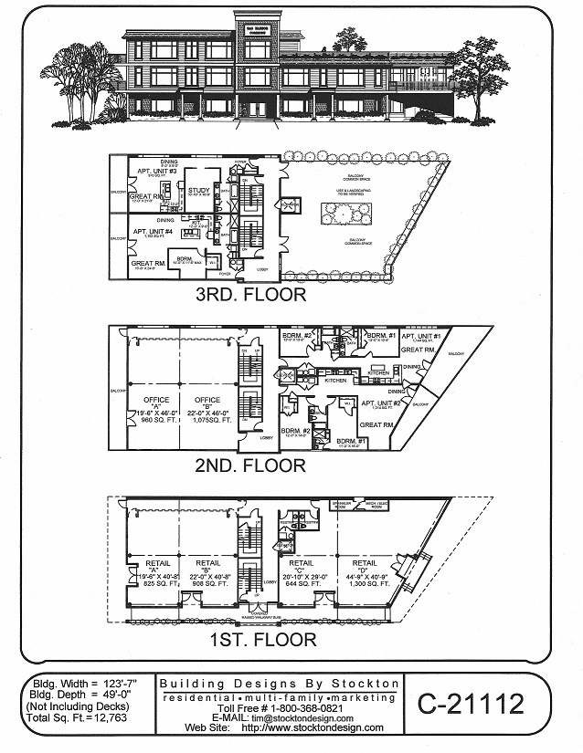 Commercial Building Floor Plan With Dimensions | Viewfloor.co